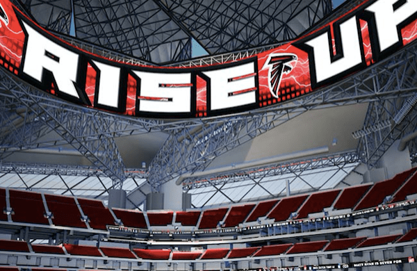 Mercedes Benz Stadium Will House Largest Led Video Display In Sports