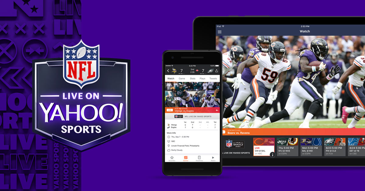 yahoo sports nfl streaming free