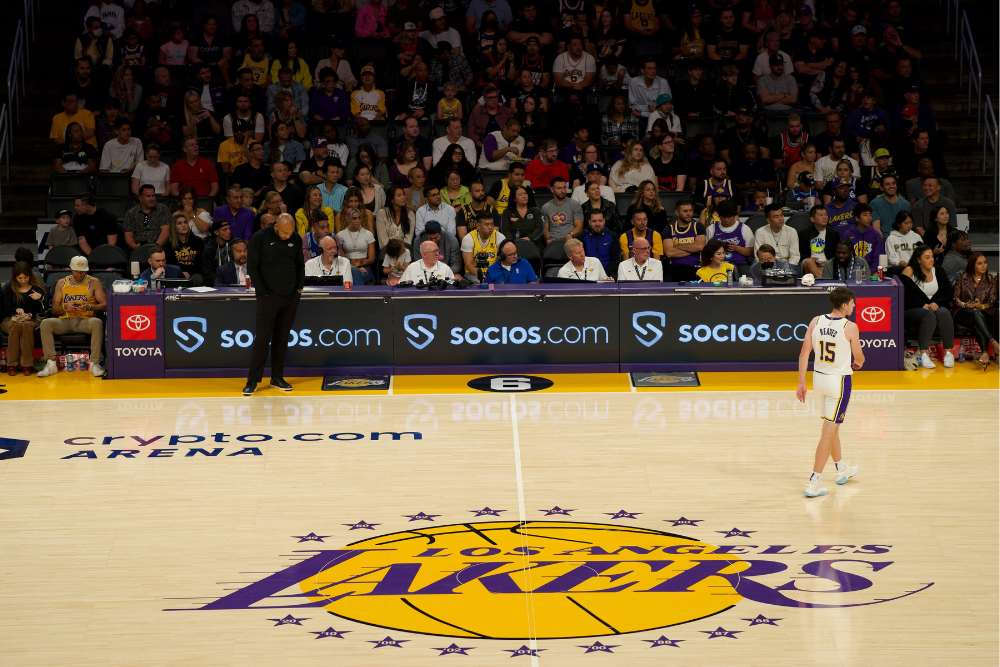 The Los Angeles Lakers are one of 20 NBA teams with Socios sponsorship deals.