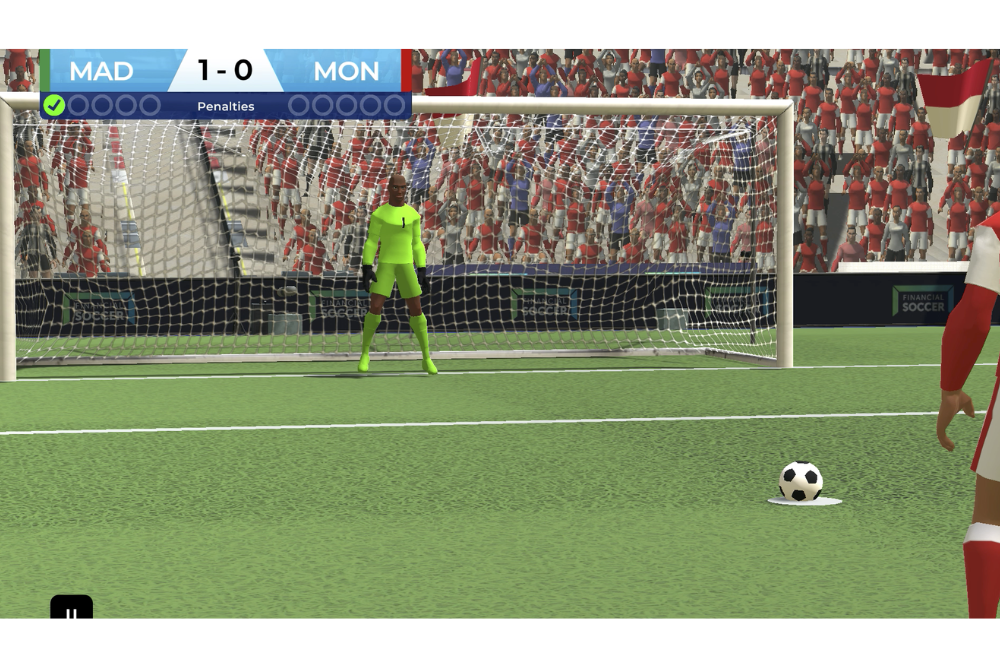 Visa has released an educational video game that combines personal finance trivia with football competition.